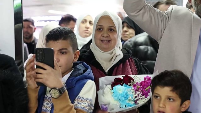 Joy at Damascus airport as Syrians welcome first flight since Assad's ouster