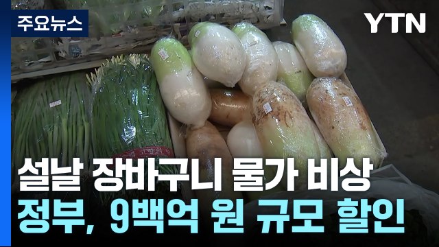 설 물가 잡아라...900억 원 할인에 성수품 26만 톤 공급 / YTN