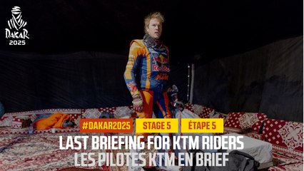 Last briefing for Ktm Riders  - Stage 5 - #Dakar2025