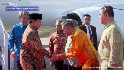 Momen Presiden Prabowo Tiba di Malaysia, Beri Hormat ke Pasukan