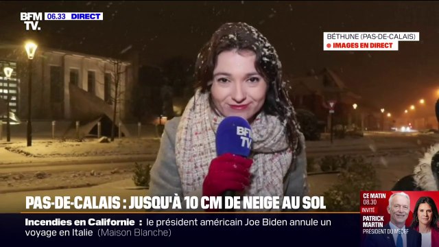 Neige-verglas: jusqu'à 10 centimètres de neige au sol dans le Pas-de-Calais