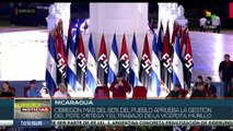 Nicaragüenses reafirman su respaldo a la gestión del presidente Daniel Ortega