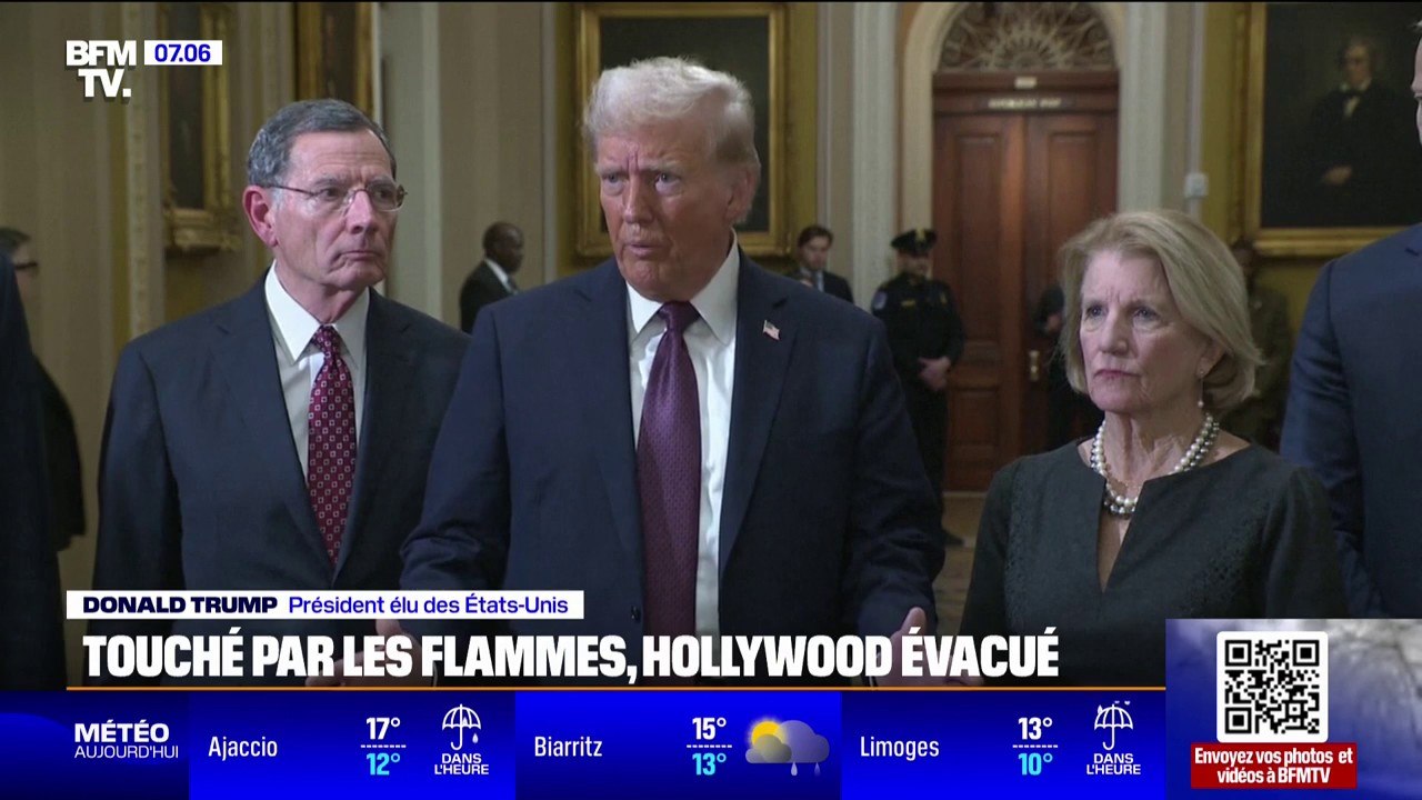 Feux à Los Angeles: Donald Trump dénonce une "erreur" du gouverneur de Californie, "responsable" selon lui des violents incendies