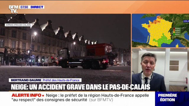 Neige: le préfet de la région des Hauts-de-France appelle au respect des consignes de sécurité