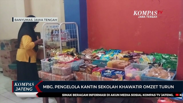 Program Makan Bergizi Gratis (MBG), Pengelola Kantin Sekolah Khawatir Omzet Turun