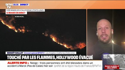 Incendie à Hollywood: 7.500 pompiers mobilisés