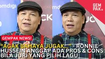 #GempakVideoNews : Gegar Vaganza 11: Juri Pilih Lagu Tugasan, Ronnie Hussein Anggap Ada Pros & Cons