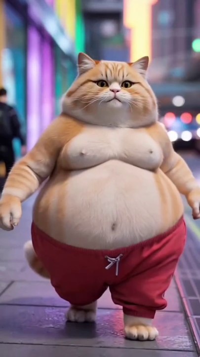 AI cat fitness emotional set cat 😛🤣