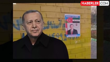 İran'da şaşırtan görüntü! Cumhurbaşkanı Erdoğan'ın posterleri asıldı