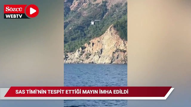 MSB duyurdu: SAS Timi'nin tespit ettiği mayın imha edildi