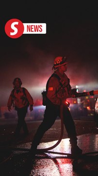 Los Angeles surrounded by out-of-control wildfires; no Malaysians affected so far