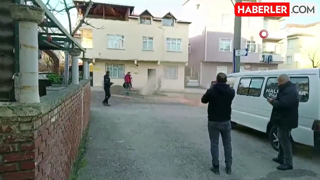 Darıca'da Altyapı Çalışması Sırasında Doğalgaz Borusu Delindi