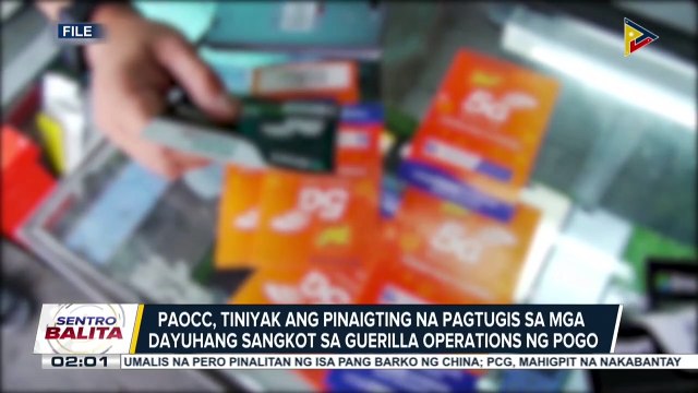 PAOCC, tiniyak ang pinaigting na pagtugis sa mga dayuhang sangkot sa guerilla operations ng POGO