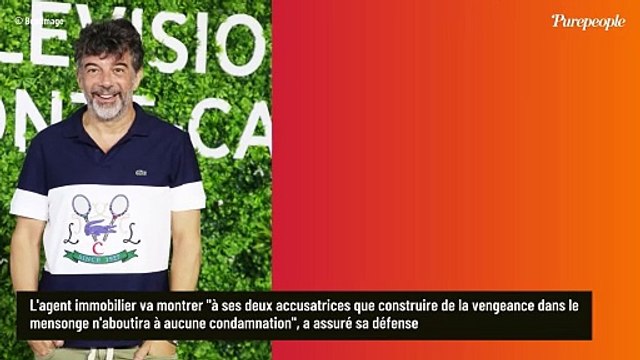 Arrivée de Stéphane Plaza au tribunal, les premières images de l'animateur de M6 en costume bleu et baskets blanches