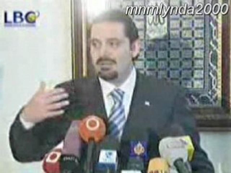Saad Hariri 28-04-2008