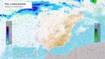 En unas horas llegará un nuevo frente que dejará lluvias y nevadas en el norte peninsular. Después bajarán las temperaturas