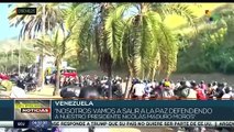 Motorizados recorrieron la capital venezolana en apoyo al presidente Nicolás Maduro