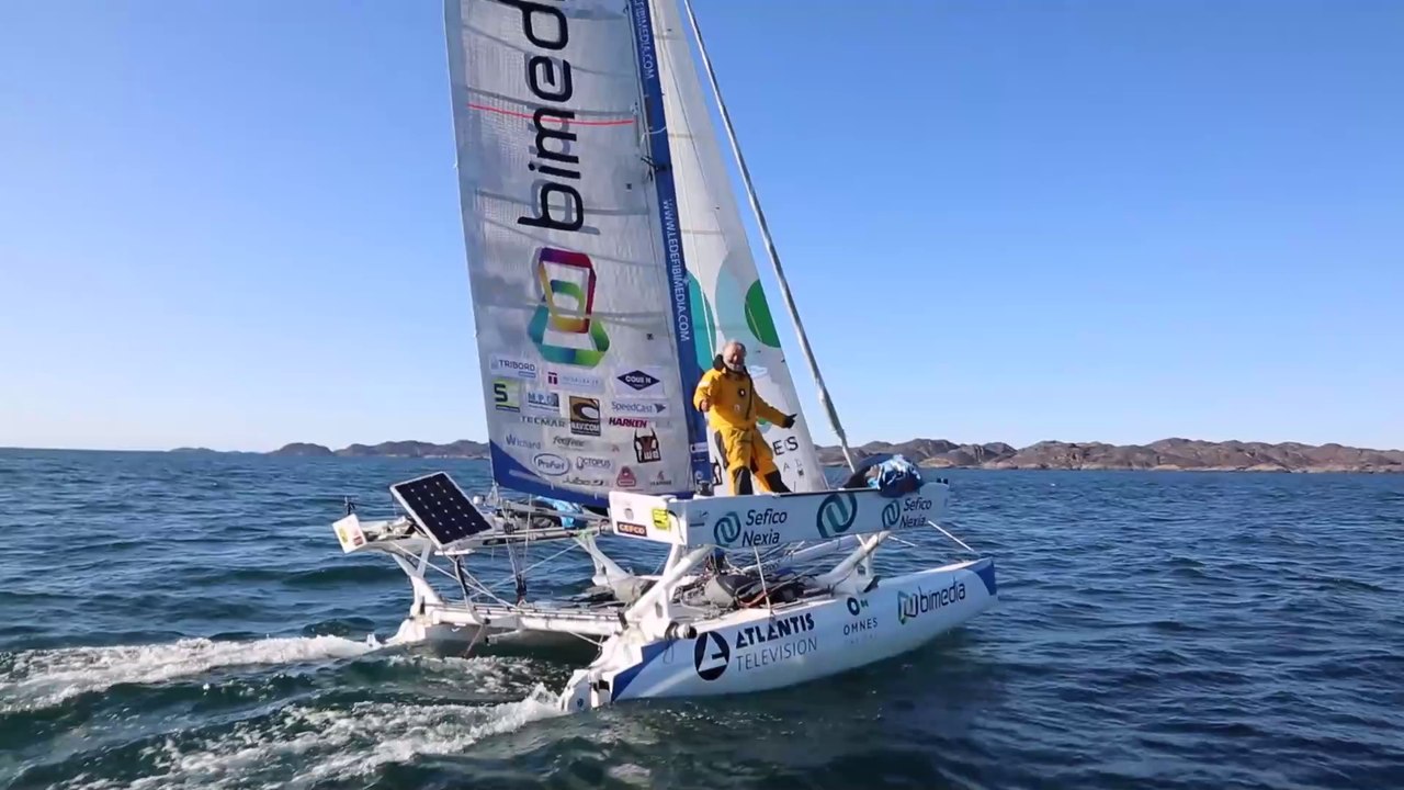 Yvan Bourgnon 2025 - Réaliser le premier tour du monde en solitaire à bord d’un multicoque, à contre-courant des vents et courants dominants. 