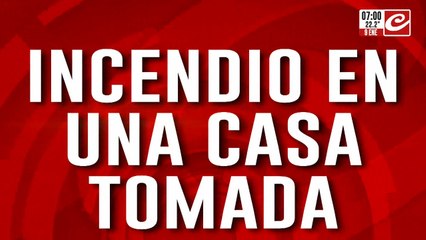 Misterioso incendio en una casa tomada del barrio de Caballito