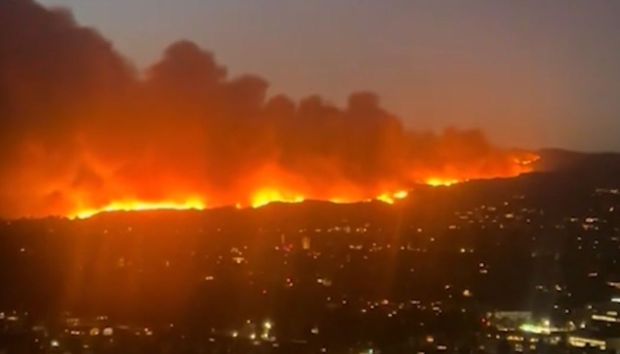 Los Angeles: Wildfire in Pacific Palisades