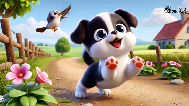 Nhạc Thiếu Nhi Động Vật - Cún Con Lười Đi Học - Hoạt Hình Vui Nhộn, Cún Con Ngủ Nướng Trên Giường...