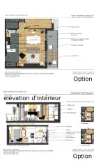 Aménagement de salon 35m2