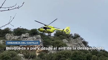 Búsqueda a pie y por aire de la joven desaparecida en Orbaneja del Castillo