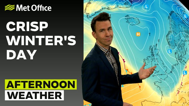 Met Office Afternoon Weather Forecast 09/01/2025 - Wintry showers north and west