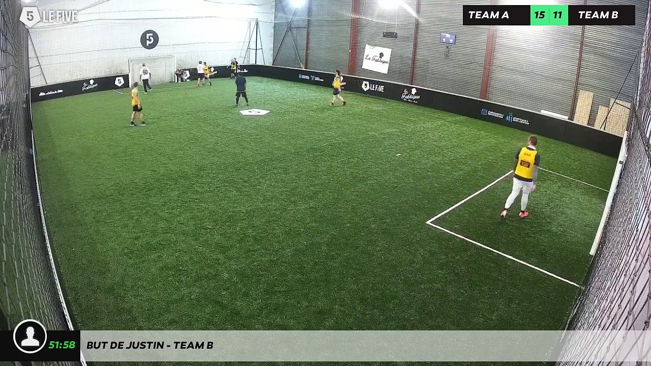 But de Justin - Team B