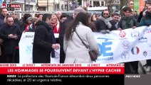 Attentats 2015: Revoir l'hommage rendu ce midi aux victimes de l’Hyper Cacher devant le supermarché de la porte de Vincennes - VIDEO
