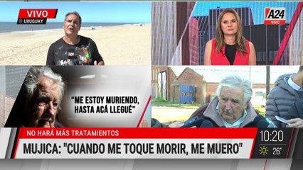 📢 JOSÉ MUJICA: "EL CÁNCER ME ESTÁ COLONIZANDO EL HÍGADO"