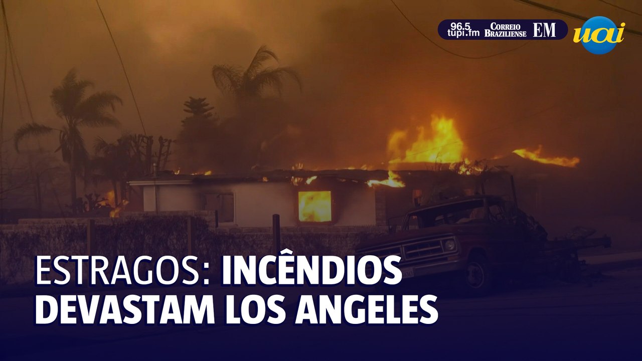 Veja os estragos causados pelos incêndios em Los Angeles