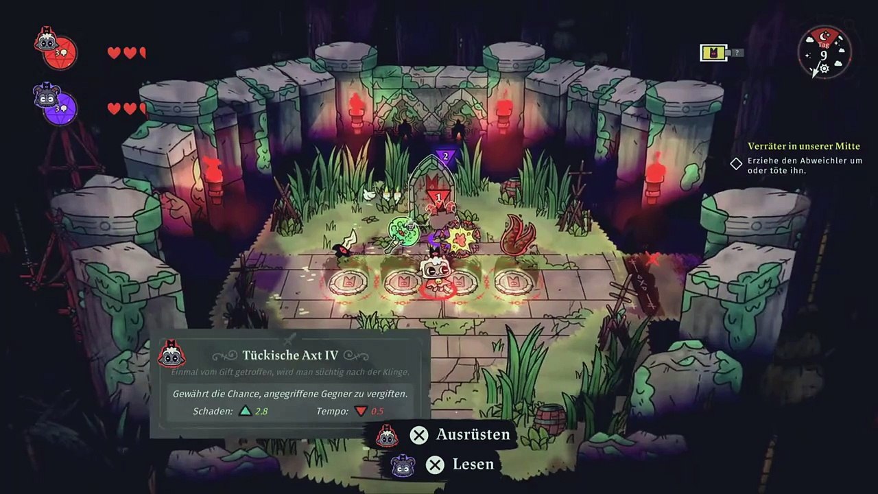 Lets play CULT OF THE LAMB #5 - 1st Death & 1st Prisoner