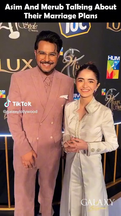 Asim Azhar and Meerub ali on hum style awards