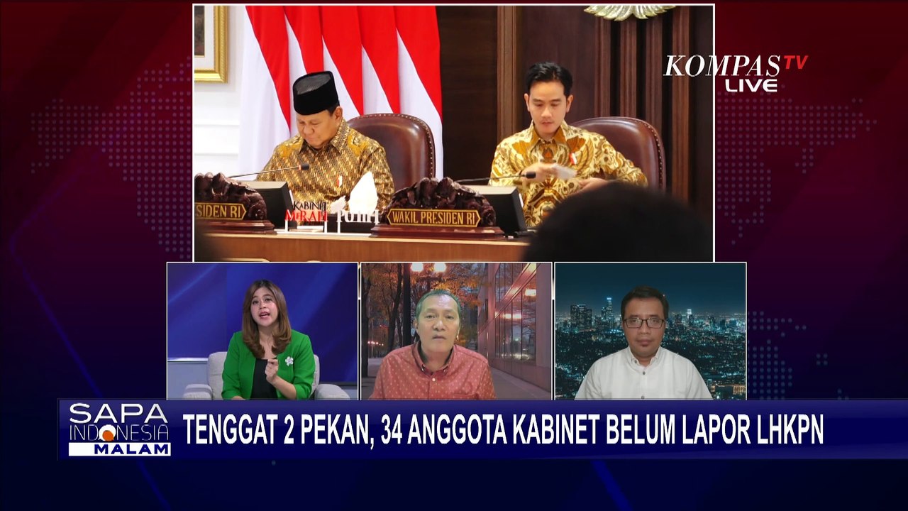[FULL] Eks Wakil Ketua KPK Soroti Kabinet Merah Putih: Kalau Tidak Lapor LHKPN, Swasta Saja!