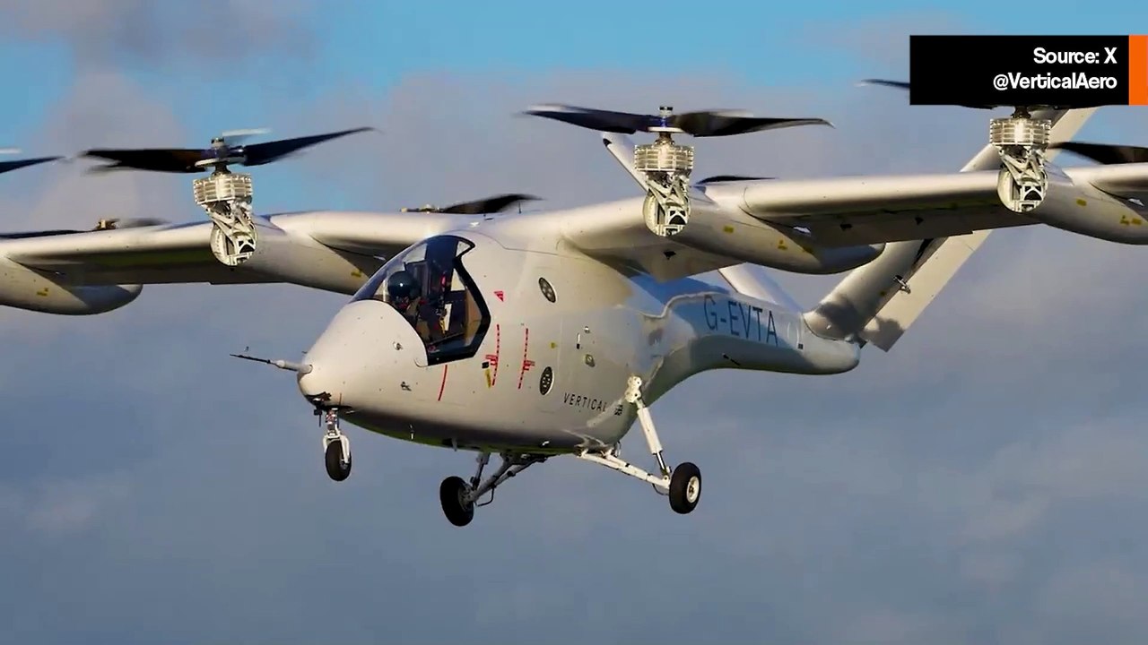 Video: Vertical Aerospace saavutti merkittävän etapin eVTOL VX4:n testeissä