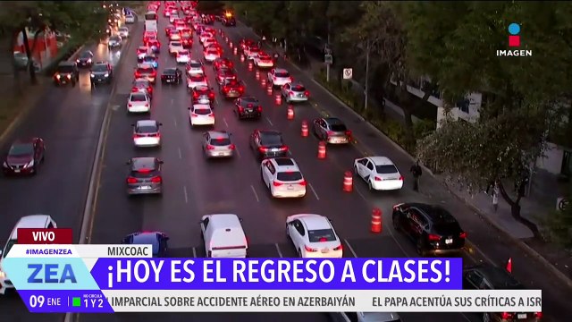 Hoy regresan a clases alumnos de nivel básico; así el tráfico en la CDMX