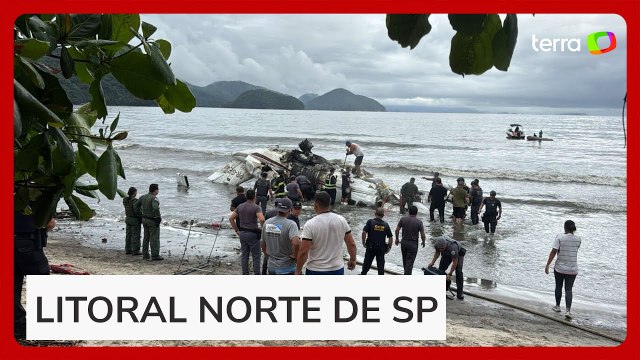 Avião de pequeno porte sofre acidente e cai em Ubatuba (SP)