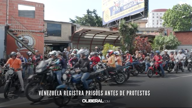Venezuela registra prisões antes de protestos