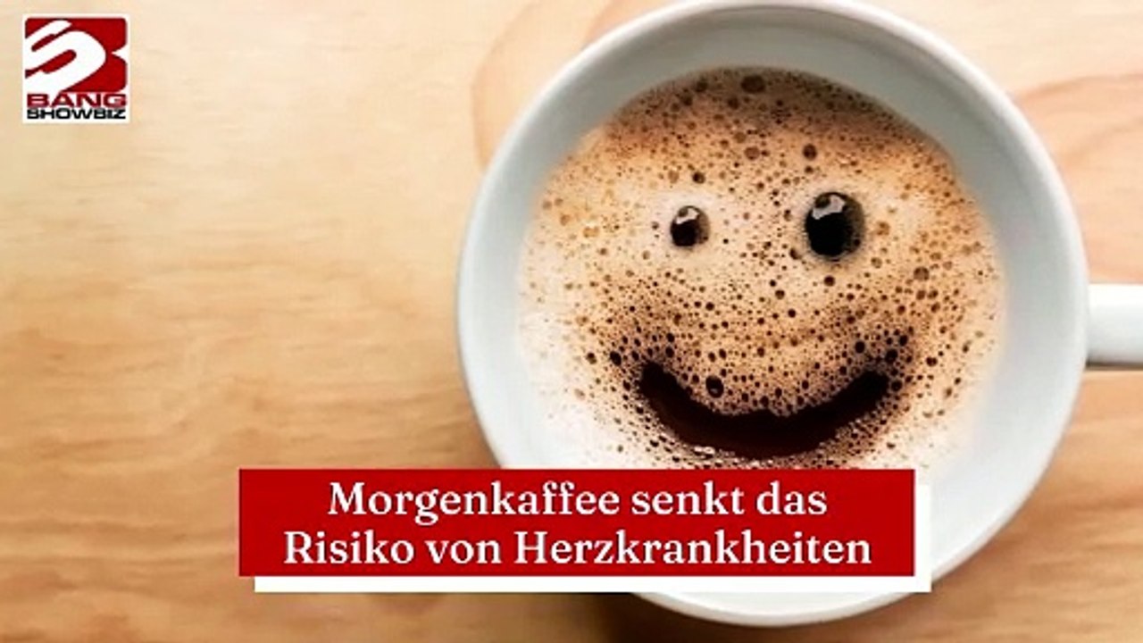 Morgenkaffee senkt das Risiko von Herzkrankheiten