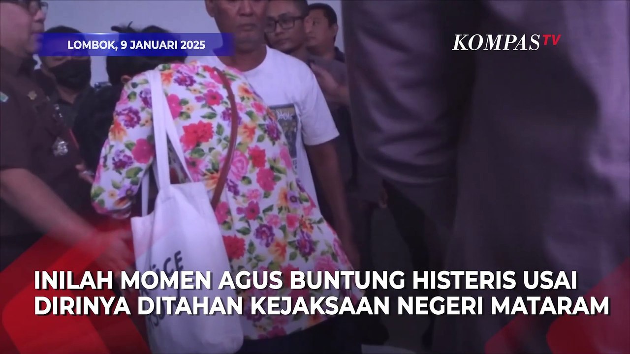 Histeris! Agus Buntung Menangis Dipelukan Ibu saat Dijebloskan ke Tahanan