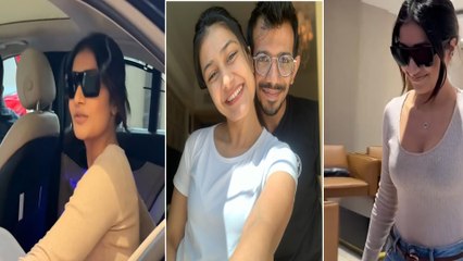 Dhanashree Verma Yuzvendra से divorce की खबरों के बीच पहली बार हुई spot; Watch video ! FilmiBeat