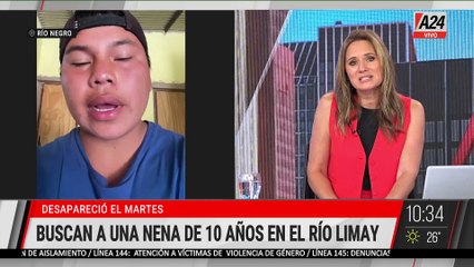 📢 DESESPERADA BÚSQUEDA DE UNA NIÑA DESAPARECIDA EN EL RÍO LIMAY