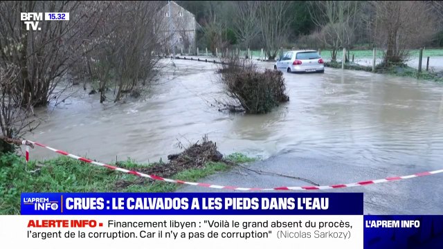 Calvados: l'Orne et ses affluents débordent