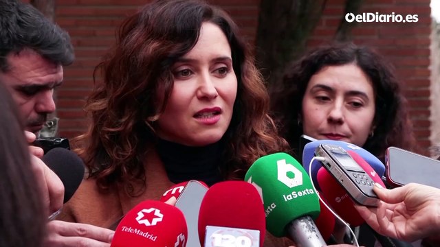 Ayuso asegura que es víctima de una “operación de Estado” y defiende a Miguel Ángel Rodríguez por el caso de su pareja