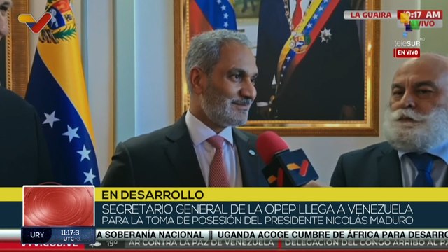 Secretario General de la OPEP llega a Venezuela