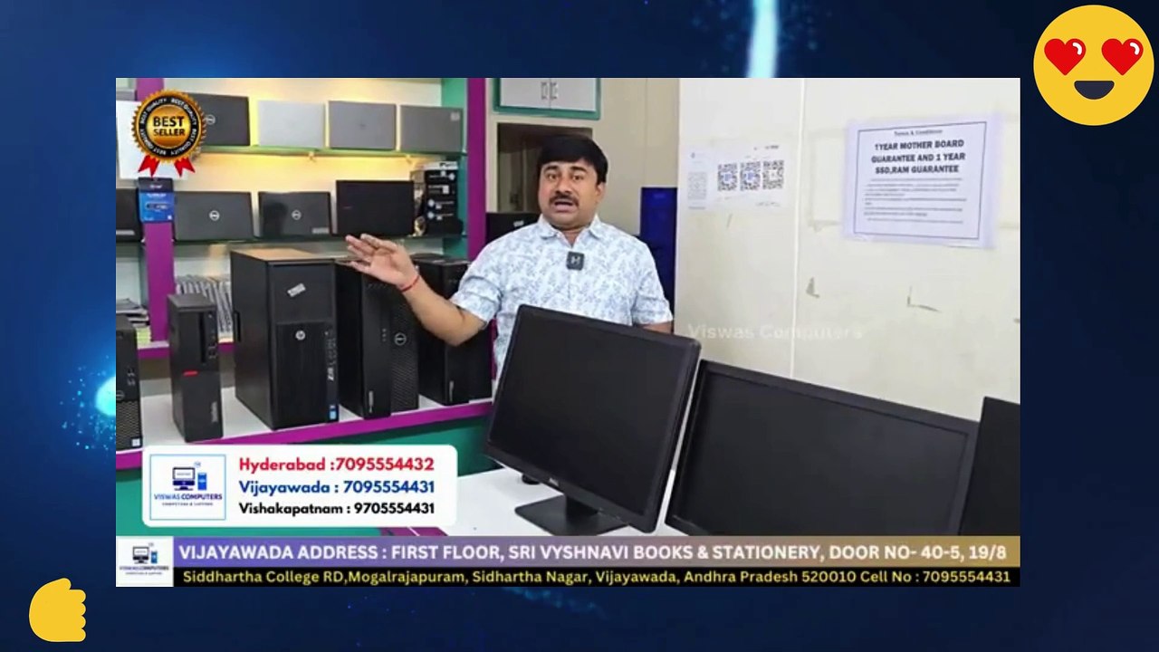 Offers @ Viswas Computers ₹1000/- To ₹3,000/- Rupees Only Monitors & Desktops Sr Nagar Hyderebad
