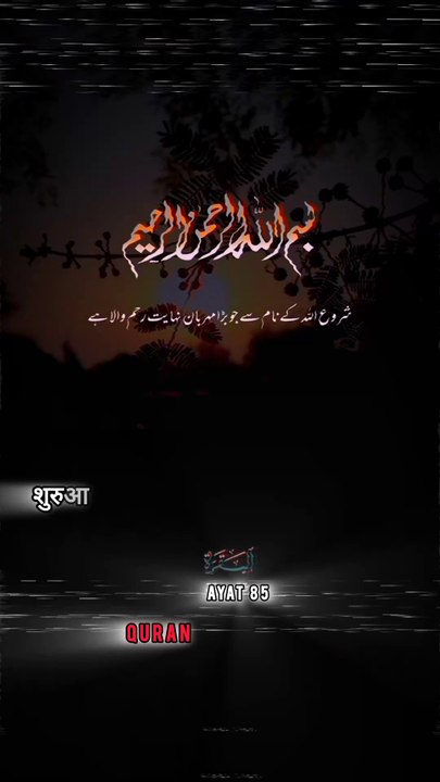 SURAH Al Baqrah | سورة البقره | Verses (Ayat) 85 Urdu translation & Hindi Subtitle.  #surahalbaqrahayat85 #surahalbaqrahurdutarjuma #surahbaqrahhindisubtitle #quranicworld  #quranverses  #viralvideo  #shorts