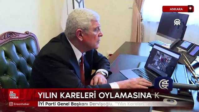 İYİ Parti Genel Başkanı Dervişoğlu, AA'nın Yılın Kareleri oylamasına katıldı