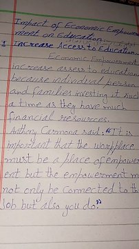 Content Writer Topic book Importance of education impact of emperment on education